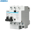 ANDELI  DZ47LE-63 2P mini elcb circuit breaker earth fault relay